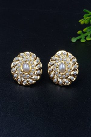 Tops/Studs Jadau Earring 11376-48